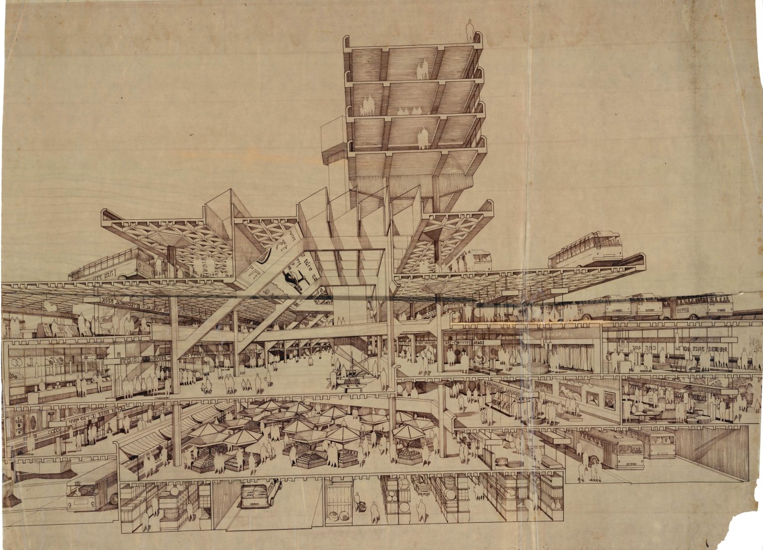 אוסף דב ורם כרמי ארכיון עזריאלי לאדריכלות